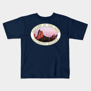 Sunset at Garden of the Gods in Colorado Springs, Colorado Kids T-Shirt